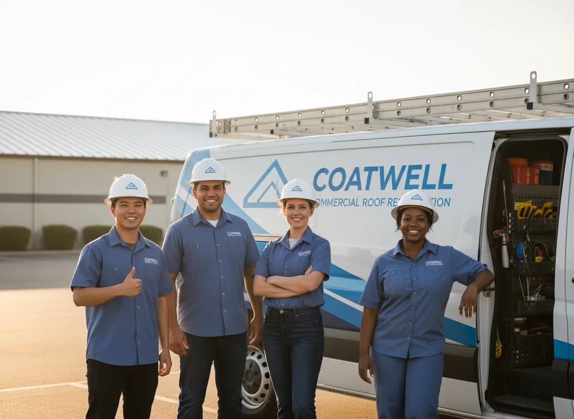 Commercial roof coating company in Hortonville, WI